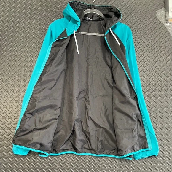 The Office Michael Scott Black Blue‎ Windbreaker Jacket Full Zip Men's Size M - Picture 3 of 9